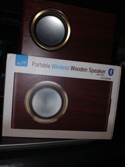 Portable Wooden Speaker