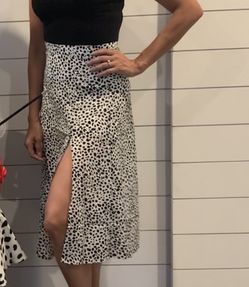 Dalmatian Print Skirt