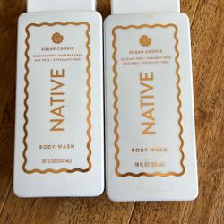 2 Native Sugar Cookie Fragrance Body Wash