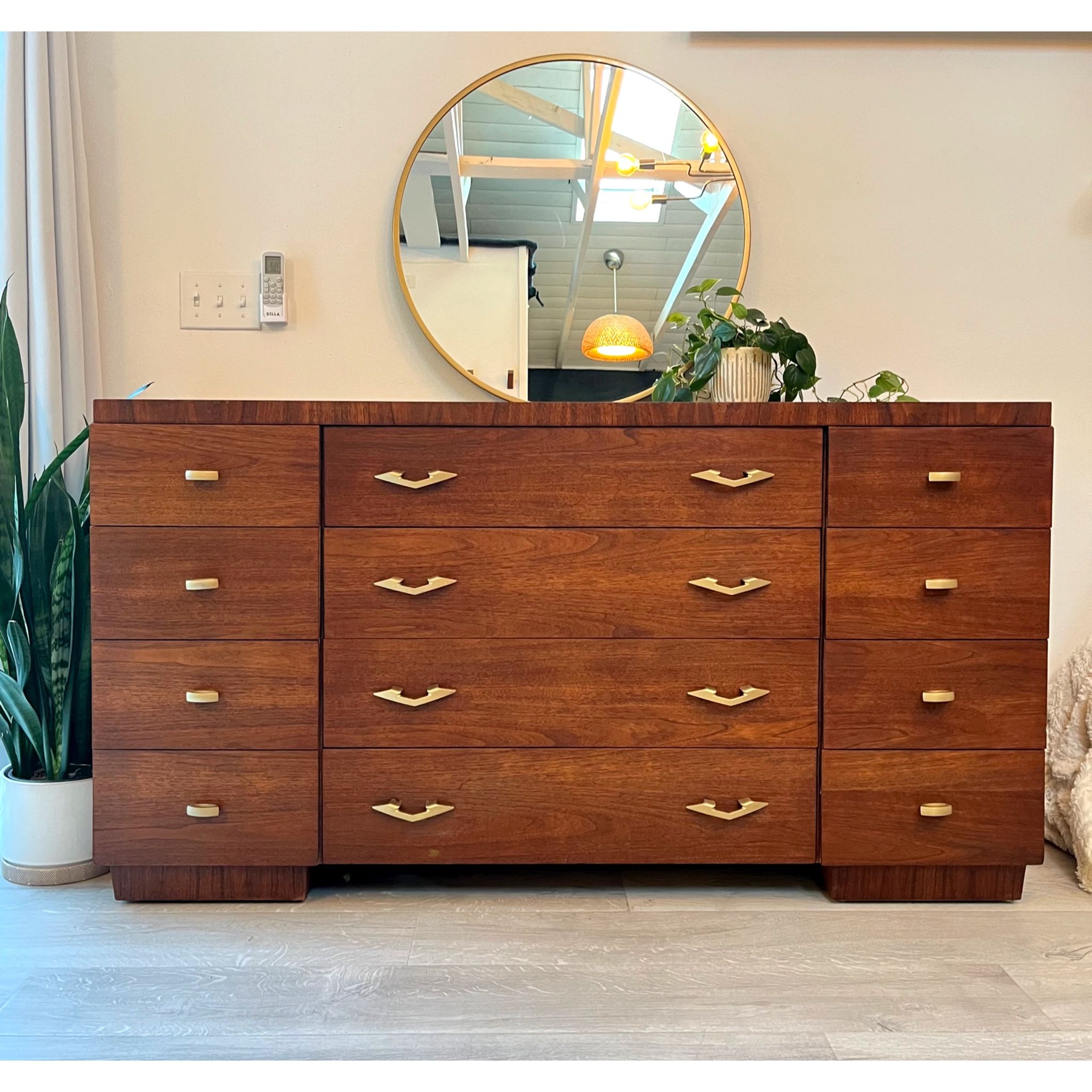 Refinished Mid Century Modern Dresser | Sideboard
