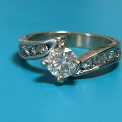 Diamond Engagement Ring And Wedding Band