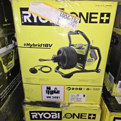 Ryobi One+ 18v Hybrid Drain Auger Kit