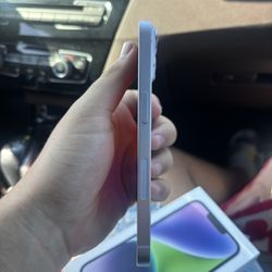 Iphone 14,purple ,128gb