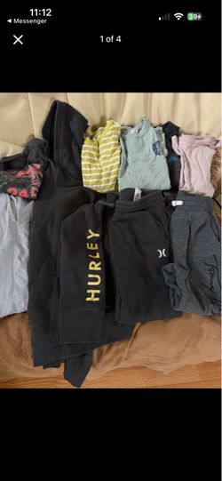 Bag of boys mixed clothes 6/7 & size 8
