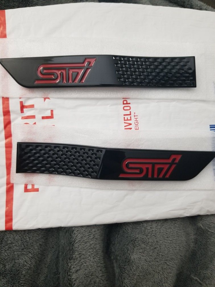 2015-2021 Brand New JDM Subaru Wrx STI Fender Badges