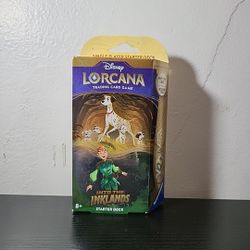 Disney Lorcana TCG: Into The Inklands Sealed Starter Deck - Amber & Emerald (4A)