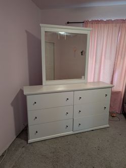 White dresser