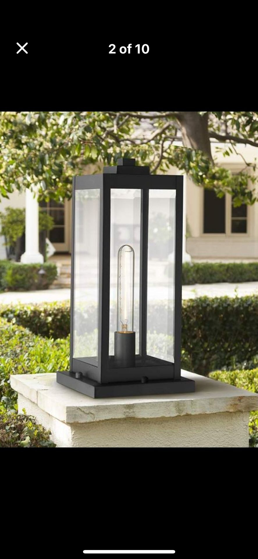 Quoizel 16" high x 7 1/2" wide x 7 1/2" deep Westover Outdoor Pier Lantern Light