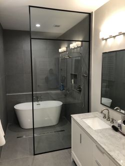 Frameless Glass Shower Enclosures (doors)