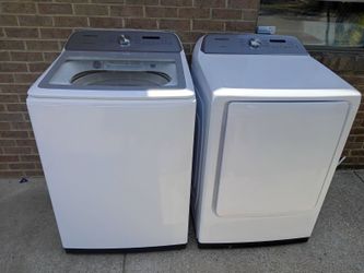 NEWER MODEL SAMSUNG WASHER AND DRYER