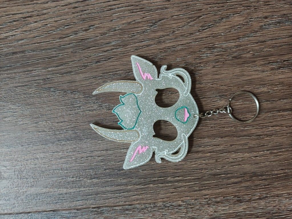 Adorable Haku Defense Keychain