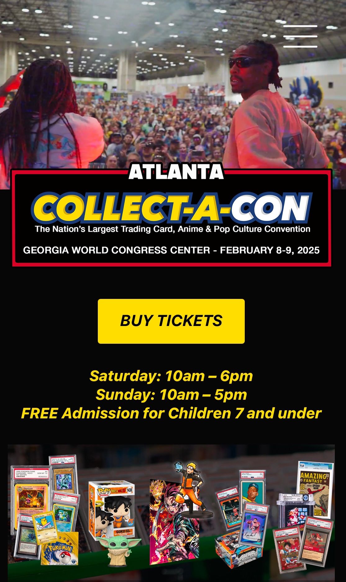Collect-a-con Tickets For Atlanta Georgia