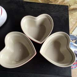 Ceramic hearts