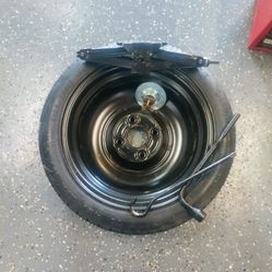 Honda Accord spare tire and jack