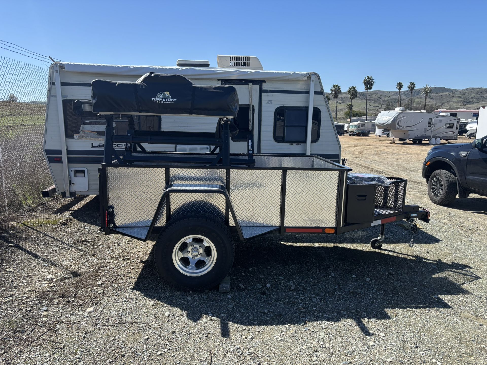 Expedition Camping Trailer With Rooftop Tent