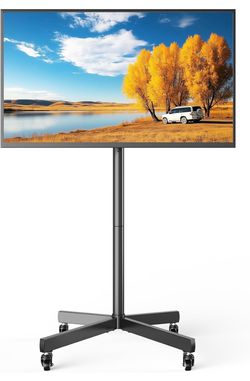Rolling TV mount with Wheels