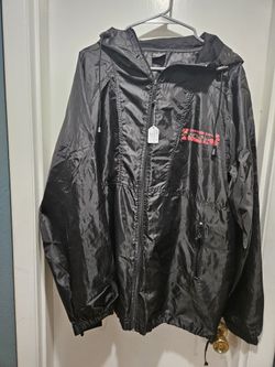 Mens 2XL Black Raincoat