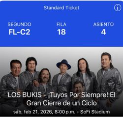 Concierto De Los Bukis 