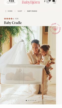 BabyBjörn Cradle + Canopy – Excellent Condition