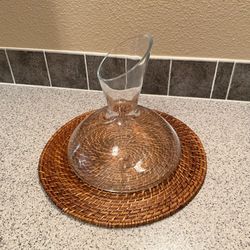 New! WINE Decanter modern Shape glass (sturdy)