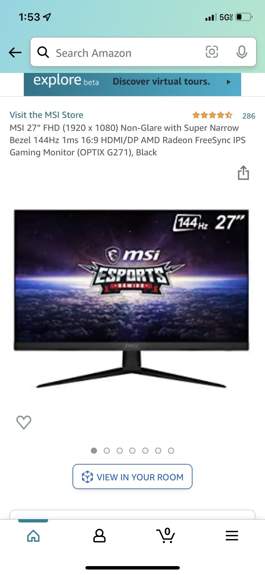 Msi Gaming Monitor 