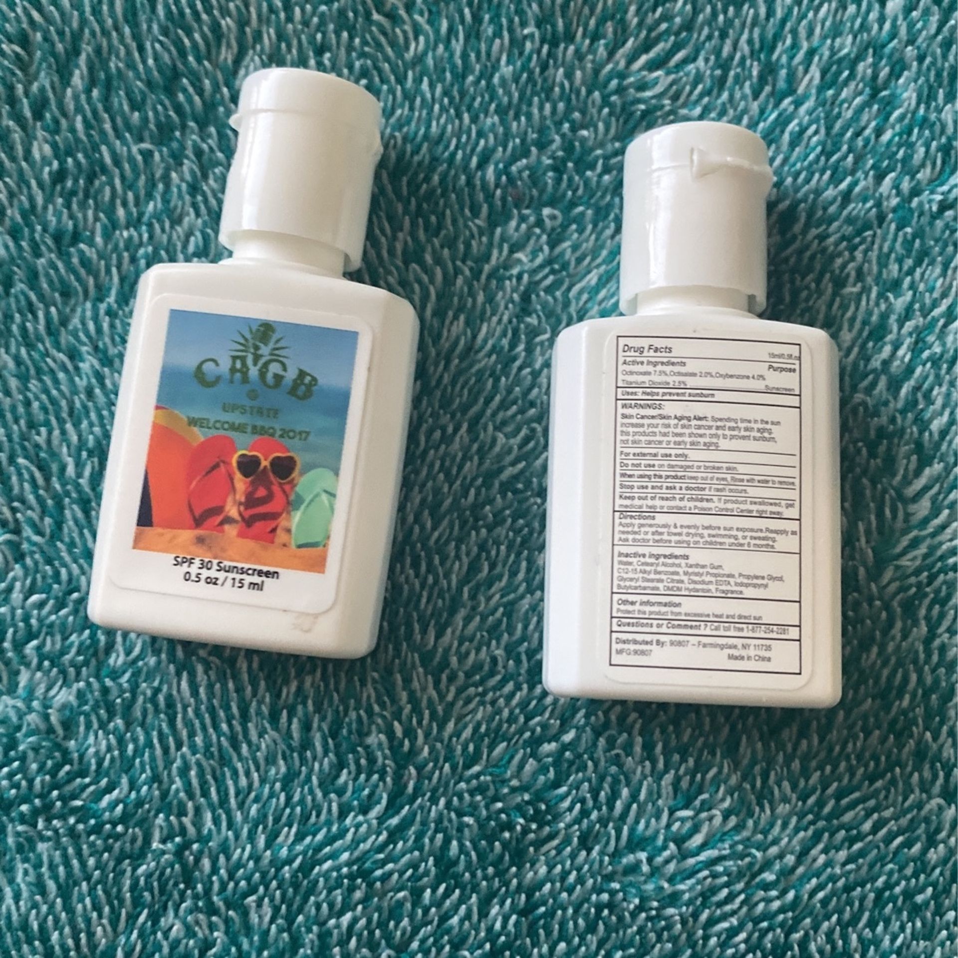 Travel Sunscreen SPF 30 - 2 ct