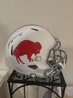 Khalil Shakir Buffalo Bills Replica Signed Helmet - Beckett COA