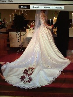 Stunning Vintage Oleg Cassini Bridal Gown