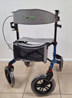 Real Relax All-Terrain Rollator with Seat