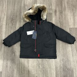 Polo Ralph Lauren Fur Hood Jacket 3T NWT 
