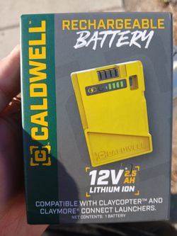 Caldwell 12V lithium ion rechargeable battery