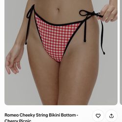 Frankie’s Bikinis Romeo Cheeky String Set