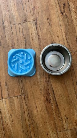 Puppy Slow Feeder And Water Bowl