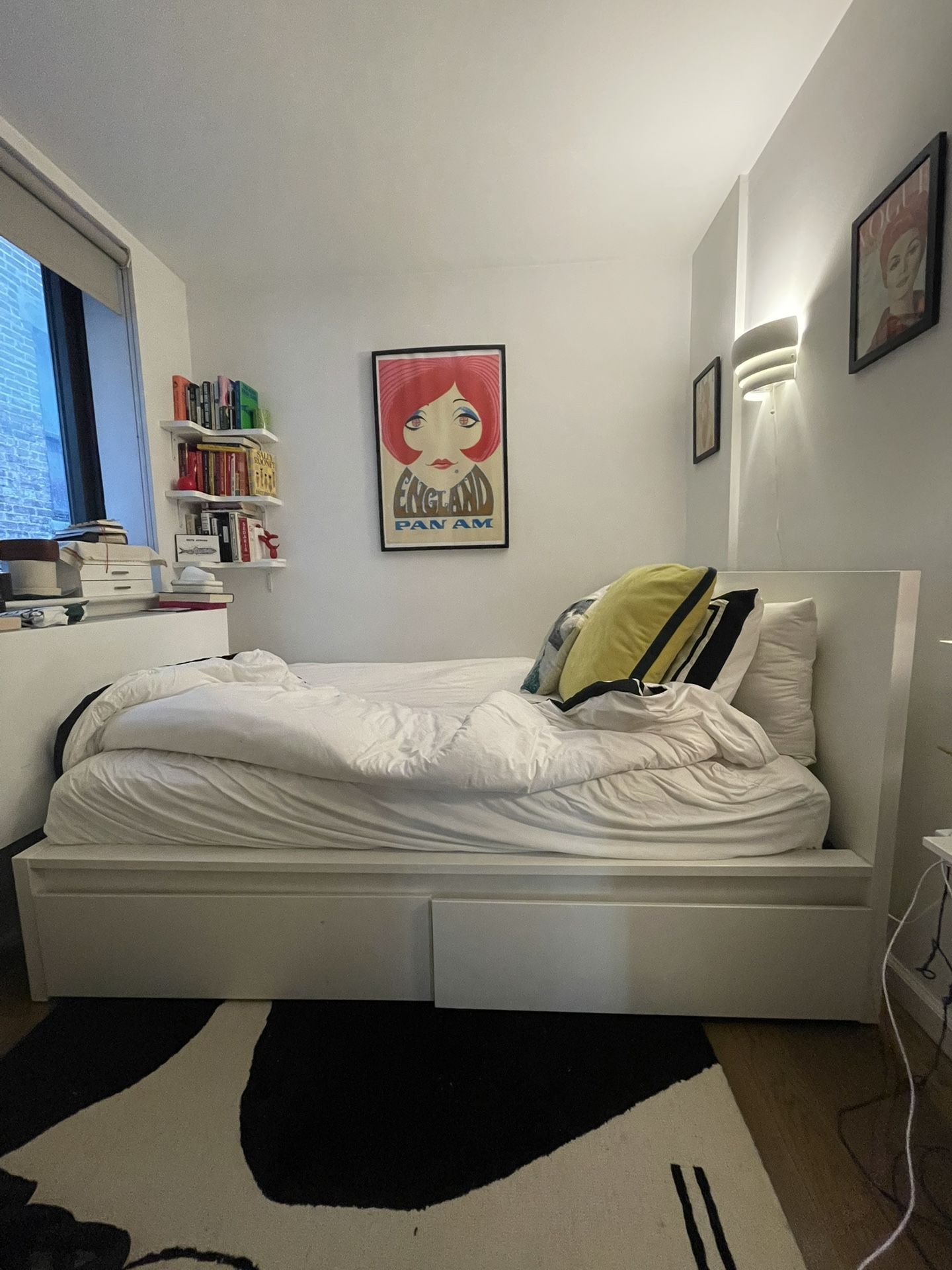 IKEA MALM Bed Frame With Storage Drawers