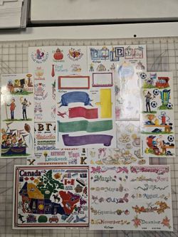 Stickers from .50 to $1.00 need 2 buy $5 worth