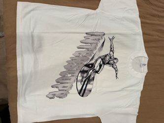 Silver Surfer Graphic White T-Shirt