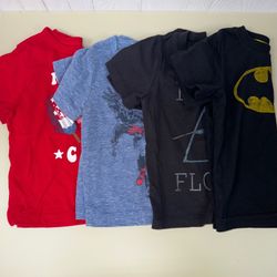 Boys 18M Graphic T-Shirt Lot Pink Floyd Batman Marvel