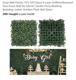 Grass Wall Panels