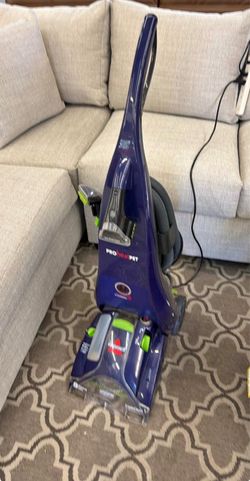 Bissell pro heat, pet carpet cleaner, triple clean with smart mix, technology