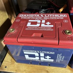 12v 60ah Dakota Lithium DL+ Battery W/charger