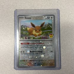 Pokemon, Eevee - 074/131 (Pokemon Day 2025) (Reverse Cosmos Holo) - Miscellaneous Cards & Products