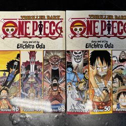 One Piece Manga Set Volumes 46-51 by Eiichiro Oda Thriller Bark
