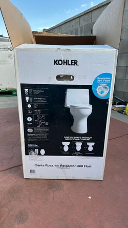 New Kohler Santa Rosa Elongated One Piece Toilet White