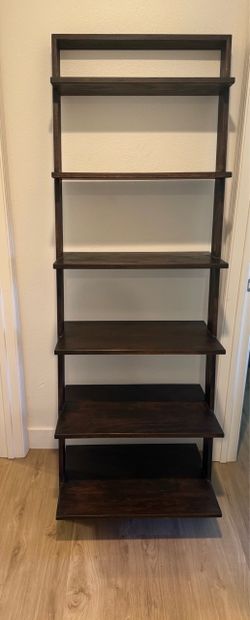 Handmade Wood Ladder Shelf