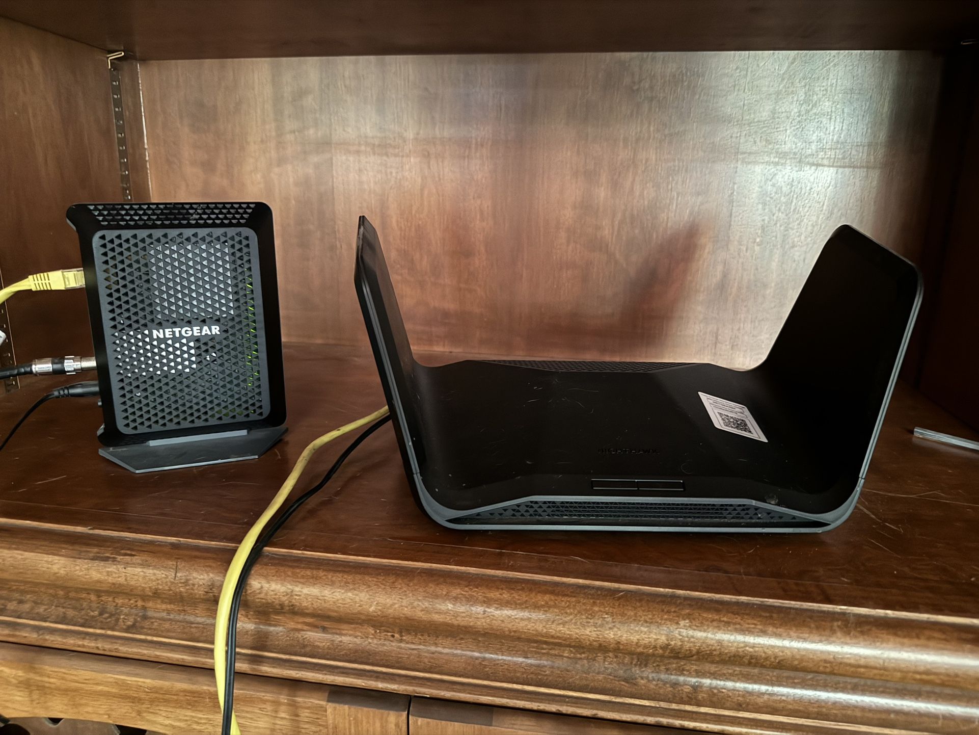 Netgear Nighthawk AX8 RAX 70 Router w/ Netgear CM 700 Modem