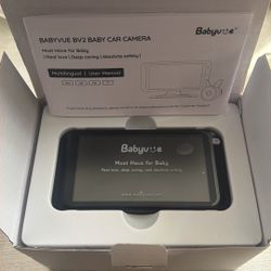 BABYVUE USB BABY CAR CAMERA PLUG-PLAY, 4.5" 1080P EASY SETUP BACKSEAT CAMERA WITH FLEXIBLE 360 ROTATION, CLEAR PICTURE REAR FACING CAR SEAT BABY MONIT