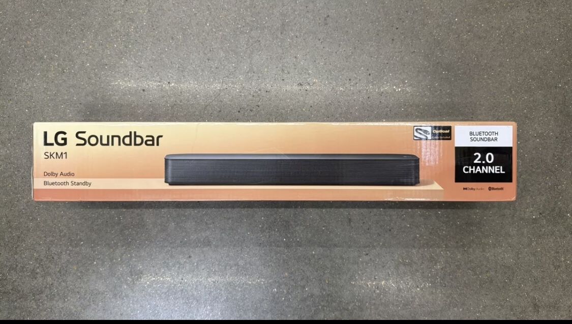 LG SKM1 2.0 Channel Sound bar with Bluetooth Streaming