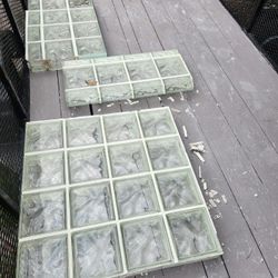 Block Glass Window Showers Bathrooms 