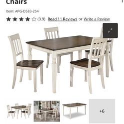 Ashley Furniture Kitchen Table & Chairs 