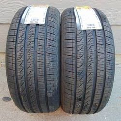 2 New 225 45 17 Pirelli Cinturato P7 A/S Tires *MERCEDES* *RUNFLAT* *DATE 2022*